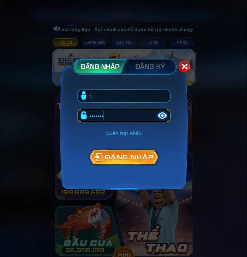 Đăng nhập SClub88 