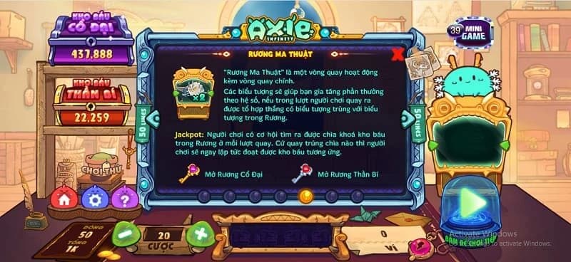 Tỷ lệ trúng jackpot Axie SClub 88 cao